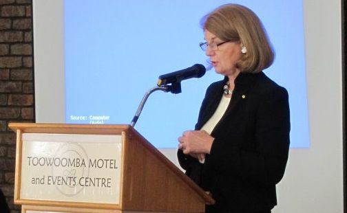 Governor of Queensland Penelope Wensley opened the Australian Pensioners' and Superannuants' League state conference today. 