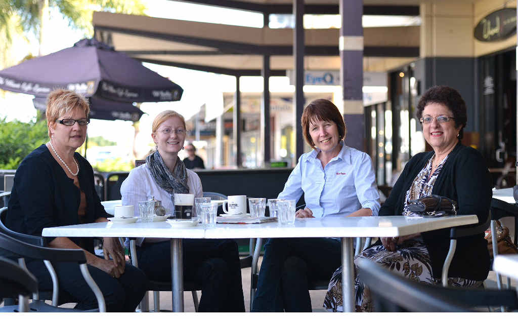 Zonta Club of Mackay members Bridget Mather, Gemma Clark, Marie Cameron and Vassie Comino speak about the club's 20th anniversary. Zonta Club of Mackay members Bridget Mather, Gemma Clark, Marie Cameron and Vassie Comino speak about the club's 20th anniversary.
