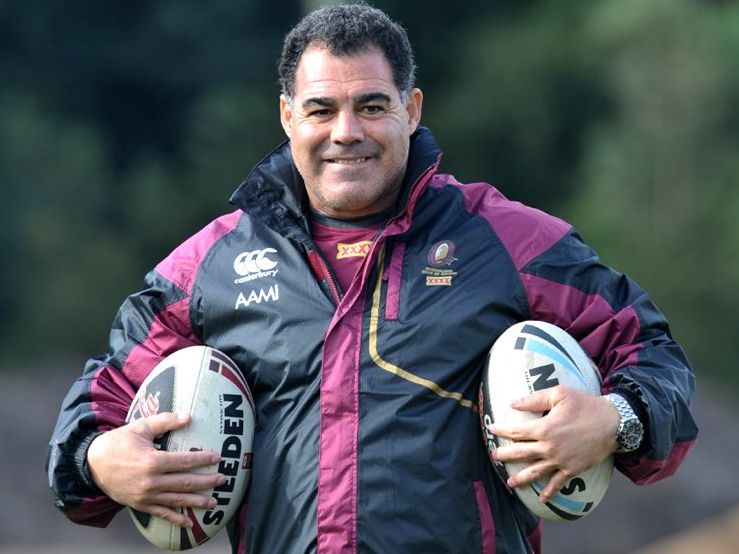 Queensland State of Origin training at Coolum. Coach Mal Meninga. Queensland State of Origin training at Coolum. Coach Mal Meninga.