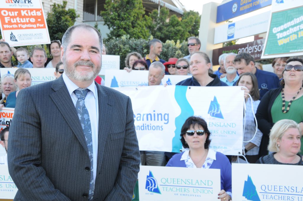 Queensland Teachers' Union president Kevin Bates. Queensland Teachers' Union president Kevin Bates.