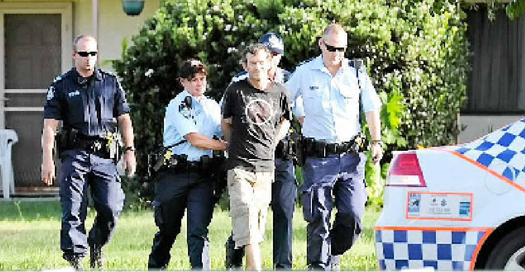 Michael Pagett, who was arrested by police in January, was sentenced to 18 months’ jail with immediate parole for stabbing a man in Urangan. Michael Pagett, who was arrested by police in January, was sentenced to 18 months’ jail with immediate parole for stabbing a man in Urangan.