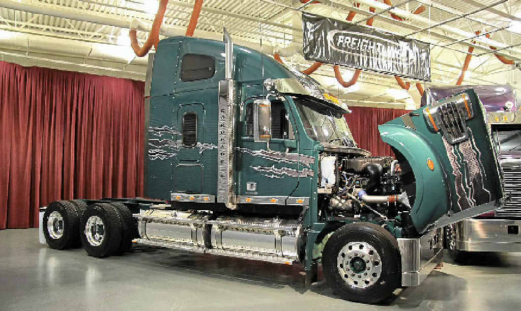 After five years of development Freightliner’s new Coronado 114 is here with a Detroit Diesel DD15 engine. After five years of development Freightliner’s new Coronado 114 is here with a Detroit Diesel DD15 engine.