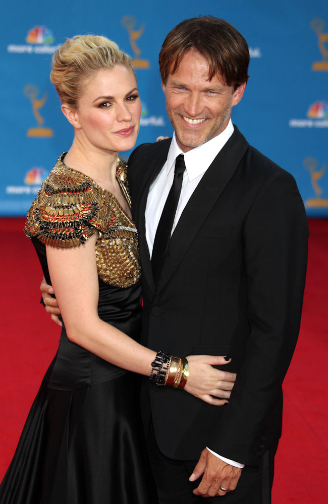 Anna Paquin and Stephen Moyer Anna Paquin and Stephen Moyer