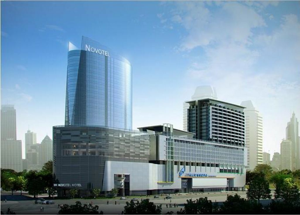 Novotel Platinum Hotel and Shopping Mall in Bangkok. Novotel Platinum Hotel and Shopping Mall in Bangkok.