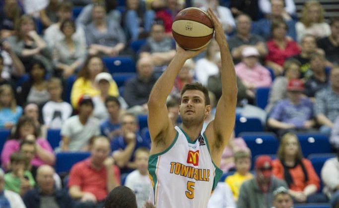 Ben Allen of Crocs, Townsville Crocodiles v Sydney Kings, Festival of Basketball Toowoomba NBL Challenge at Clive Berghofer Recreation Centre, USQ, Sunday, September 16, 2012. Photo Kevin Farmer / The Chronicle Ben Allen of Crocs, Townsville Crocodiles v Sydney Kings, Festival of Basketball Toowoomba NBL Challenge at Clive Berghofer Recreation Centre, USQ, Sunday, September 16, 2012. Photo Kevin Farmer / The Chronicle