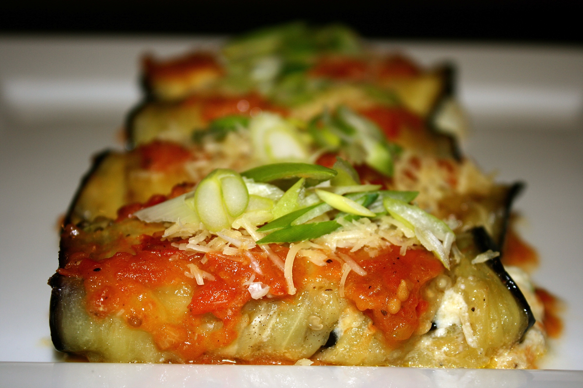 Miss Foodie's vegetarian eggplant rolls Miss Foodie's vegetarian eggplant rolls
