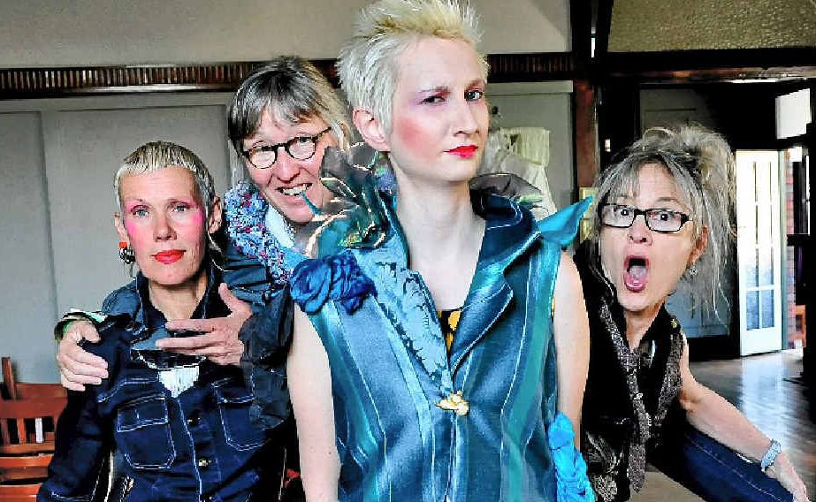 Dressed to thrill, these women of wild words will hit the Gollan stage this Friday. They are (l-r) Virginia Barratt, Moya Costello, Stefanie Petrik, Denise N Rall and Janie Conway-Herron. Dressed to thrill, these women of wild words will hit the Gollan stage this Friday. They are (l-r) Virginia Barratt, Moya Costello, Stefanie Petrik, Denise N Rall and Janie Conway-Herron.