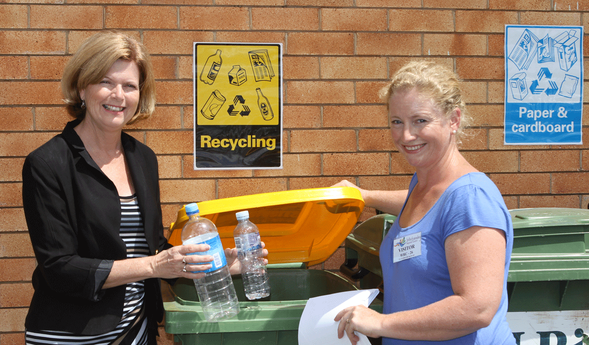 MOVING FORWARD: Whitsunday mayor Jennifer Whitney and recycling petitioner Cass Norton are urging the community to respond to Council's online survey that could potentially make kerbside recycling a reality for the region.
MOVING FORWARD: Whitsunday mayor Jennifer Whitney and recycling petitioner Cass Norton are urging the community to respond to Council's online survey that could potentially make kerbside recycling a reality for the region.