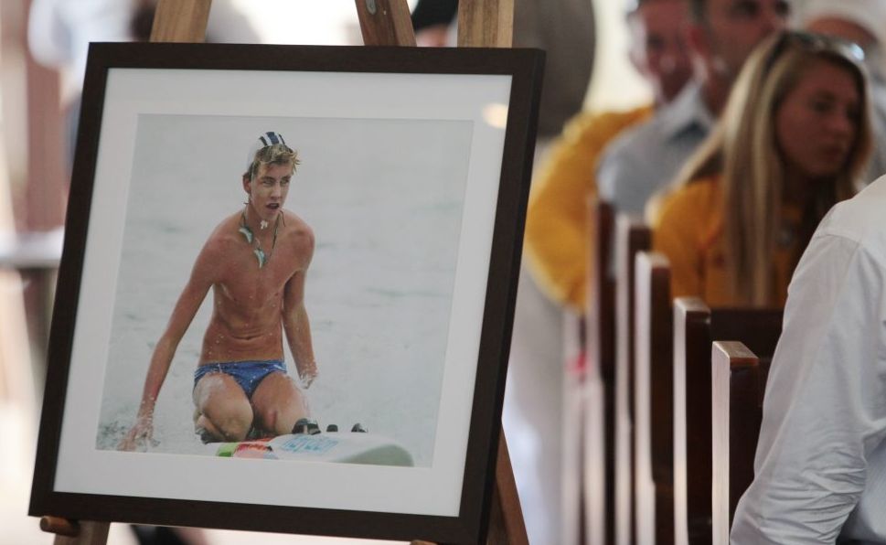 Thousands turned out to farewell Matt Barclay. Thousands turned out to farewell Matt Barclay.