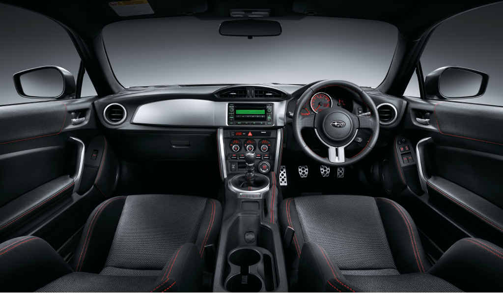 Subaru's new BRZ has a sporty, modern interior that screams 'take me for a drive'. Subaru's new BRZ has a sporty, modern interior that screams 'take me for a drive'.