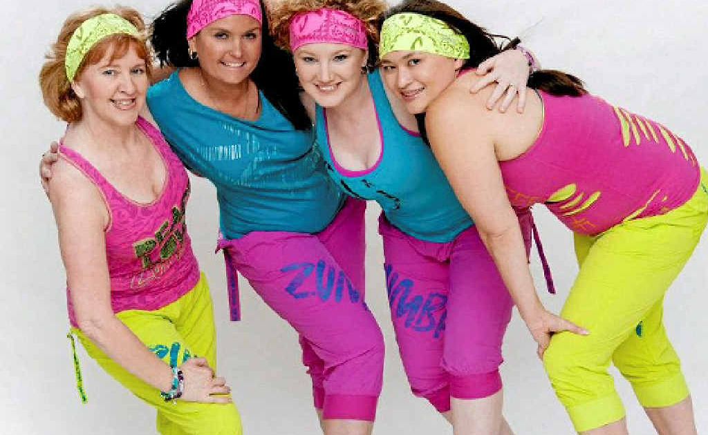 Maryborough’s Jessi Thomsen, second from right, has benefited greatly from Zumba Fitness and now teaches it herself. Maryborough’s Jessi Thomsen, second from right, has benefited greatly from Zumba Fitness and now teaches it herself.