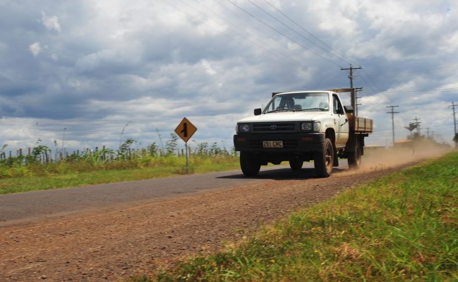 Dave Meiers navigates Clayton Road with caution every day, the poorly sealed single lane road forcing him to straddle the dirt whenever another car approaches. Dave Meiers navigates Clayton Road with caution every day, the poorly sealed single lane road forcing him to straddle the dirt whenever another car approaches.