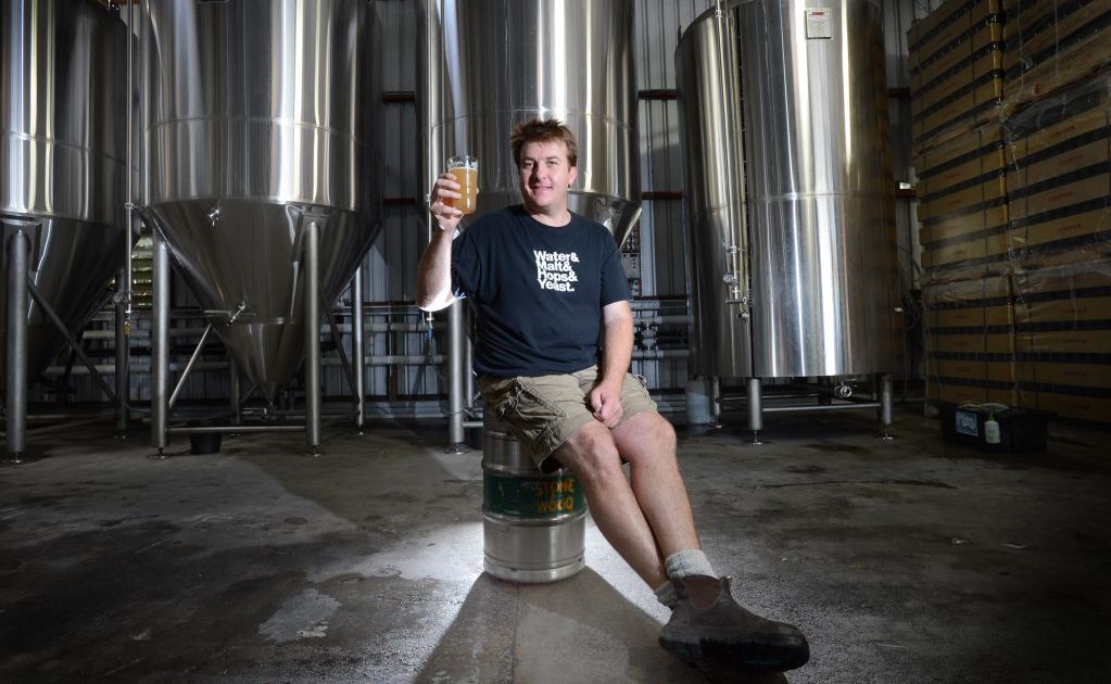 Stone and Wood Brewery Co-Owner Brad Rogers pictured at The Stone and Wood Brewery, Byron Bay. Photo Patrick Gorbunovs / The Northern Star Stone and Wood Brewery Co-Owner Brad Rogers pictured at The Stone and Wood Brewery, Byron Bay. Photo Patrick Gorbunovs / The Northern Star