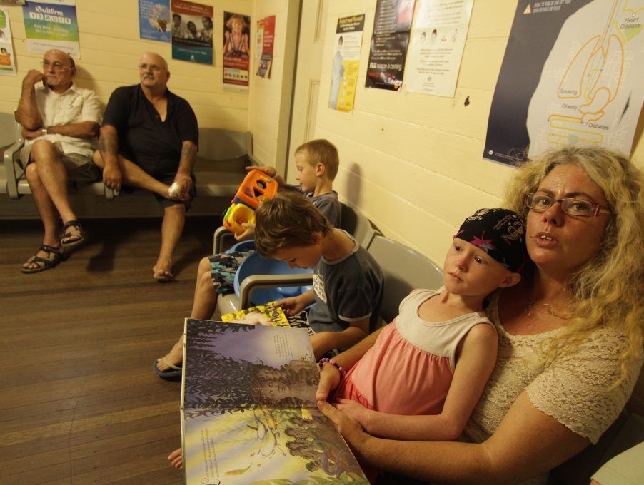An hour before it closed on September 26, the Howard medical clinic was still packed with patients. An hour before it closed on September 26, the Howard medical clinic was still packed with patients.