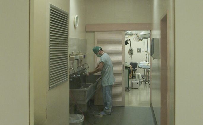 Botched surgery left Aaron Peters disabled. Botched surgery left Aaron Peters disabled.