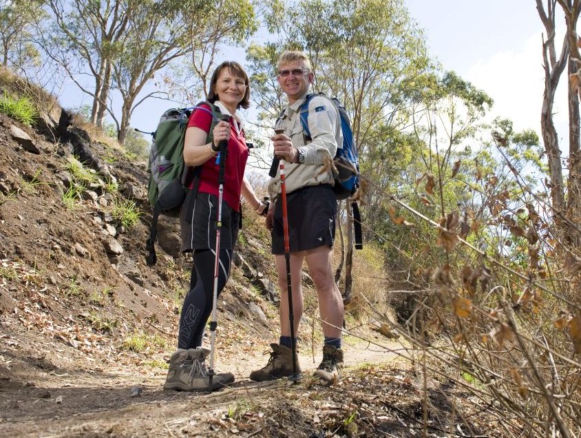 Nigel and Leanne trained for the epic feat by walking bush trails around Wyreema and Redwood Park. Nigel and Leanne trained for the epic feat by walking bush trails around Wyreema and Redwood Park.