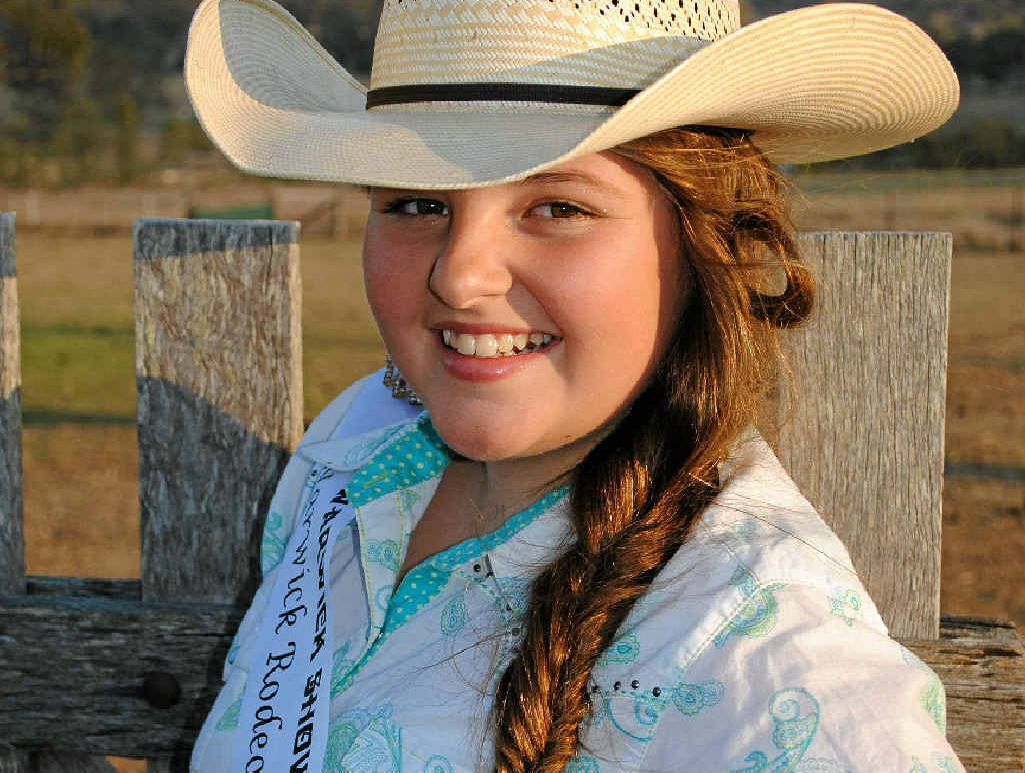 Junior Cowgirl entrant Brittany Keogh is looking forward to representing Warwick at the rodeo. Junior Cowgirl entrant Brittany Keogh is looking forward to representing Warwick at the rodeo.