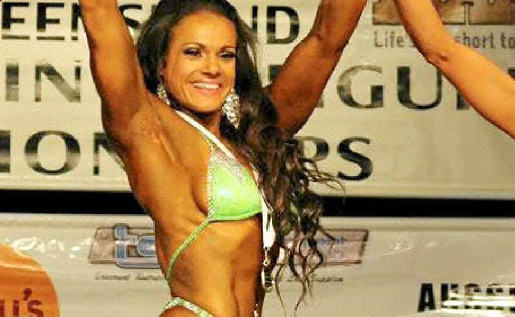 Morgan Hayward started bodybuilding two years ago. Morgan Hayward started bodybuilding two years ago.