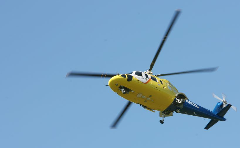 RACQ Capricorn Helicopter Rescue airlifted a man to Rockhampton Hospital with head and knee injuries after he fell over in the shower.
RACQ Capricorn Helicopter Rescue airlifted a man to Rockhampton Hospital with head and knee injuries after he fell over in the shower.