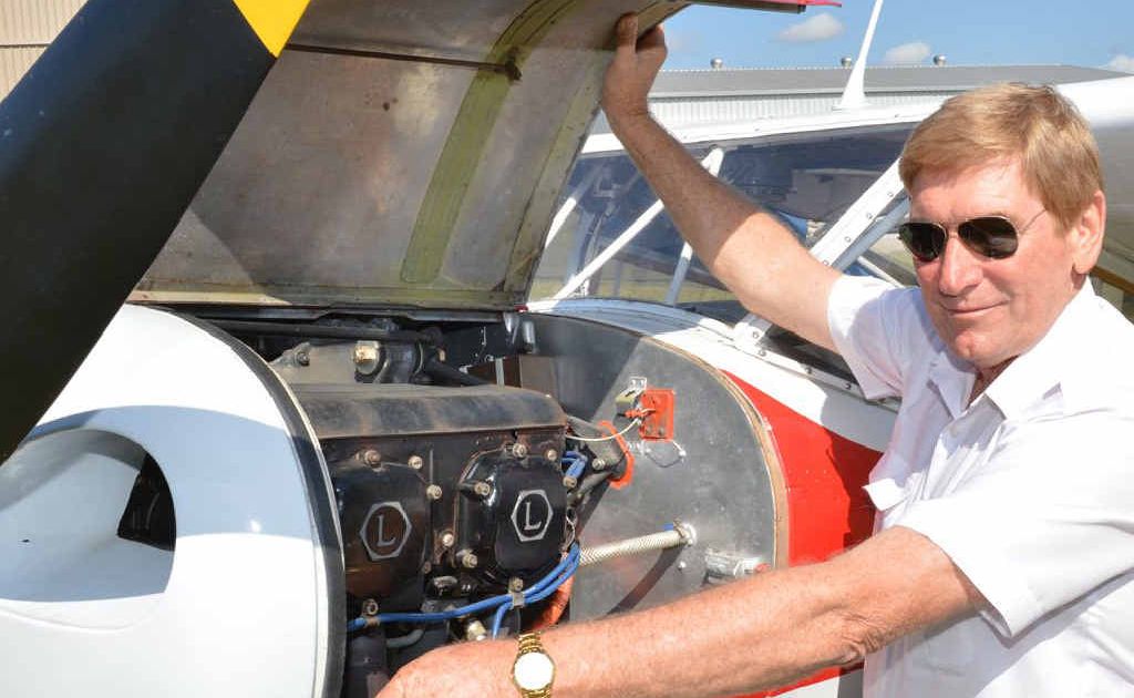 The Auster’s antique power plant is not so different from many aircraft engines in use today. The Auster’s antique power plant is not so different from many aircraft engines in use today.