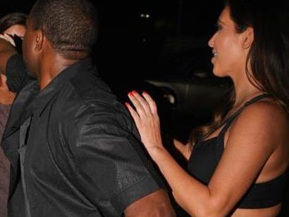 Kim Kardashian and Kanye West