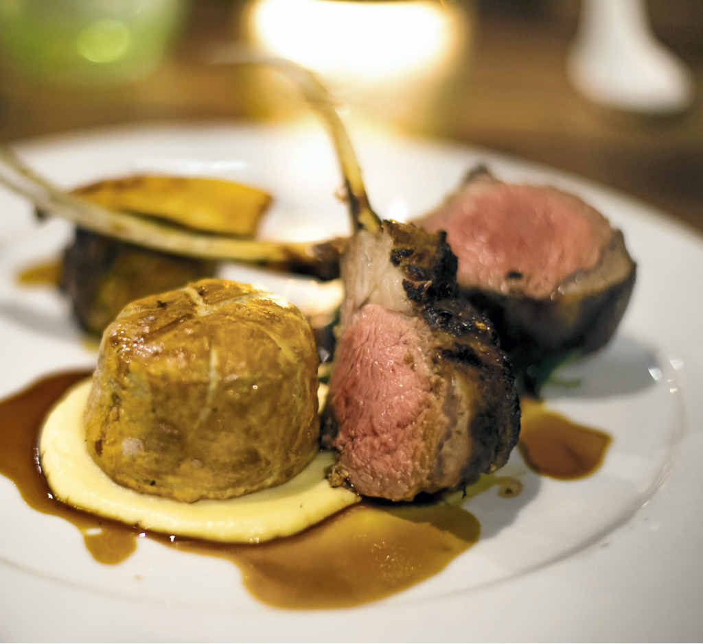 A main course at Zebu. A main course at Zebu.