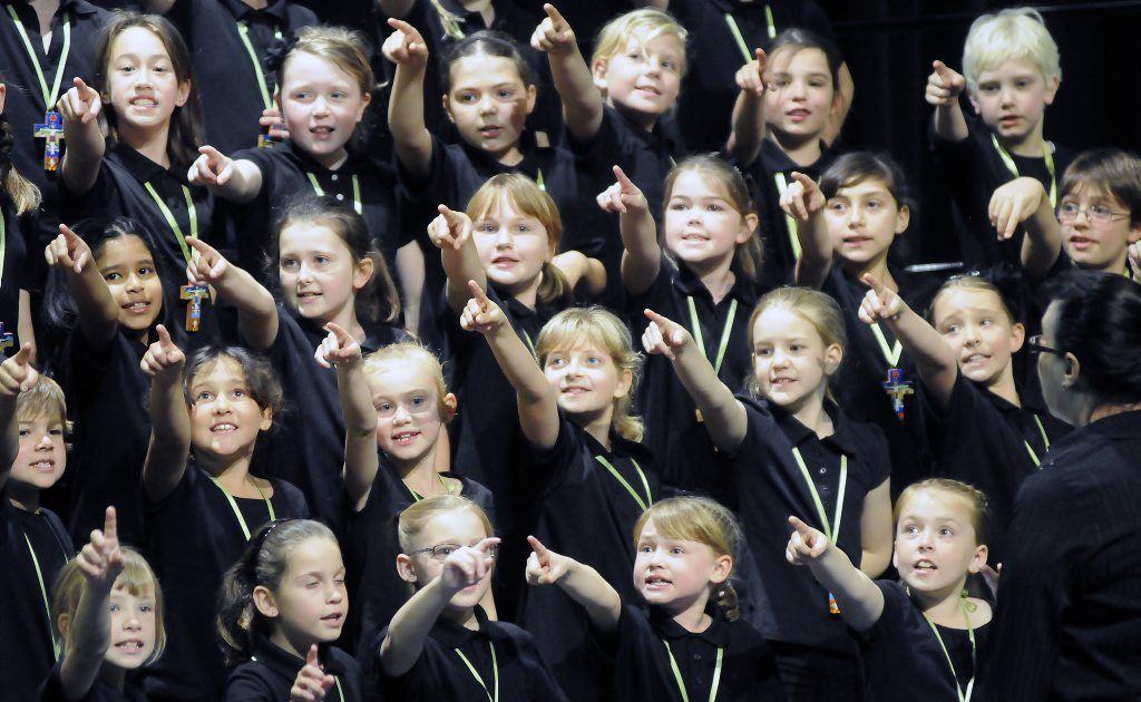St Francis Junior Choir performs in the School Sacred Choirs performing two contrasting pieces section. St Francis Junior Choir performs in the School Sacred Choirs performing two contrasting pieces section.