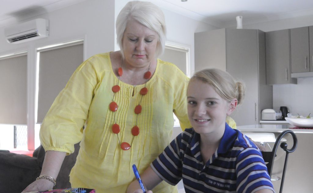 Gladstone mother Amanda Jessop and daughter Chloe Jessop, 12, do not think homework is an essential part of schooling. Gladstone mother Amanda Jessop and daughter Chloe Jessop, 12, do not think homework is an essential part of schooling.