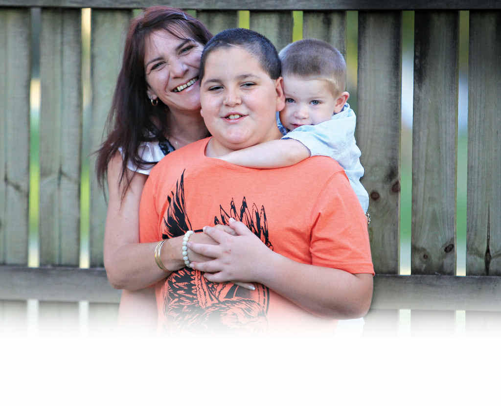 James Norquay, 12, has been granted a wish by Make-A-Wish foundation and is heading to Disneyland. He is pictured with his mum, Melissa Norquay and little brother Maxwell Norquay, 2. James Norquay, 12, has been granted a wish by Make-A-Wish foundation and is heading to Disneyland. He is pictured with his mum, Melissa Norquay and little brother Maxwell Norquay, 2.