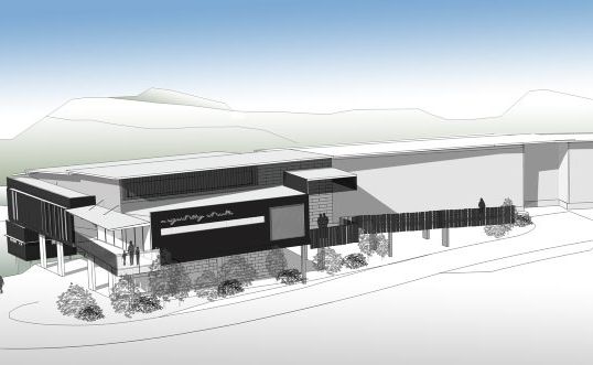 Artist impression of the Margaret Olley Art Centre. Artist impression of the Margaret Olley Art Centre.