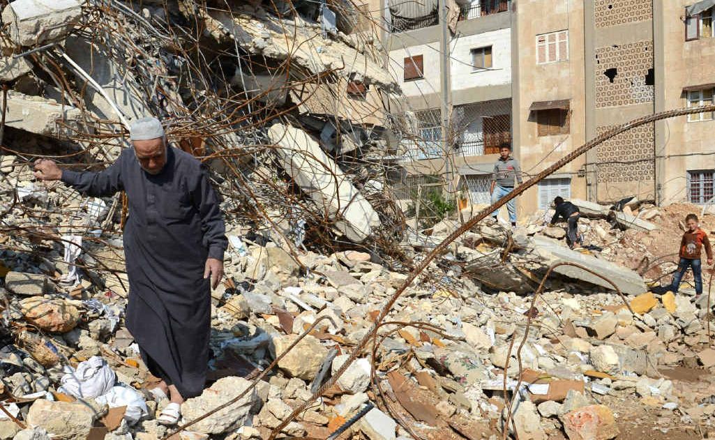 Civil war raging in Syria. Civil war raging in Syria.