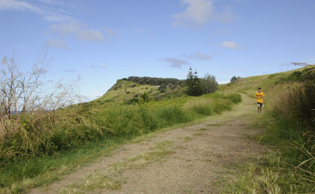 Route for the cycleway from Pat Morton Lookout into Lennox Head. DOUG EATON Route for the cycleway from Pat Morton Lookout into Lennox Head. DOUG EATON