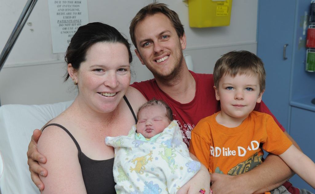 Carmelita Spies, pictured with her husband Ryan, daughter Zara and son Logan, disagrees with a study finding that men can tolerate more pain than women. Carmelita Spies, pictured with her husband Ryan, daughter Zara and son Logan, disagrees with a study finding that men can tolerate more pain than women.