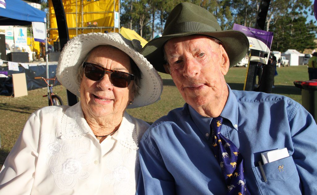 Shirley and Cyril Golding enjoy themselves at the Relay for Life at Chanel College in 2010. Shirley and Cyril Golding enjoy themselves at the Relay for Life at Chanel College in 2010.