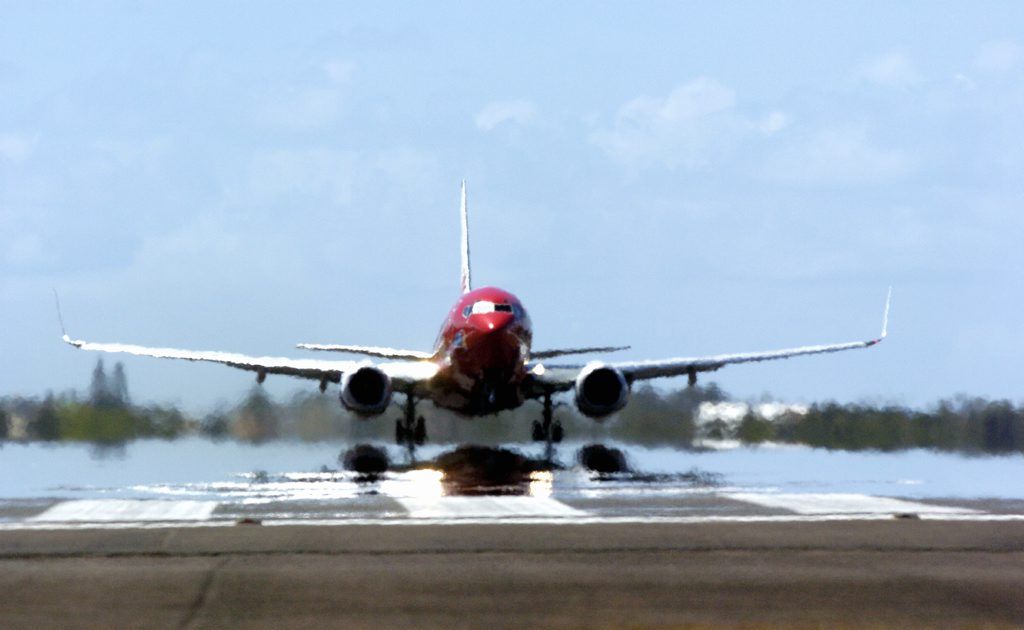 A Virgin flight takes off at the Maroochy Airport. Photo Barry Leddicoat / Sunshine Coast Daily A Virgin flight takes off at the Maroochy Airport. Photo Barry Leddicoat / Sunshine Coast Daily