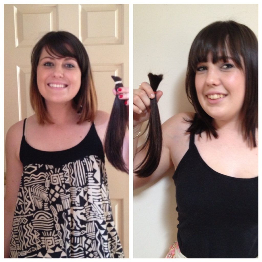 HAIRY CUTS: Jess Fernance (left) and her sister Steph Dennis show off the hair they had cut for charity. Photo contributed. HAIRY CUTS: Jess Fernance (left) and her sister Steph Dennis show off the hair they had cut for charity. Photo contributed.