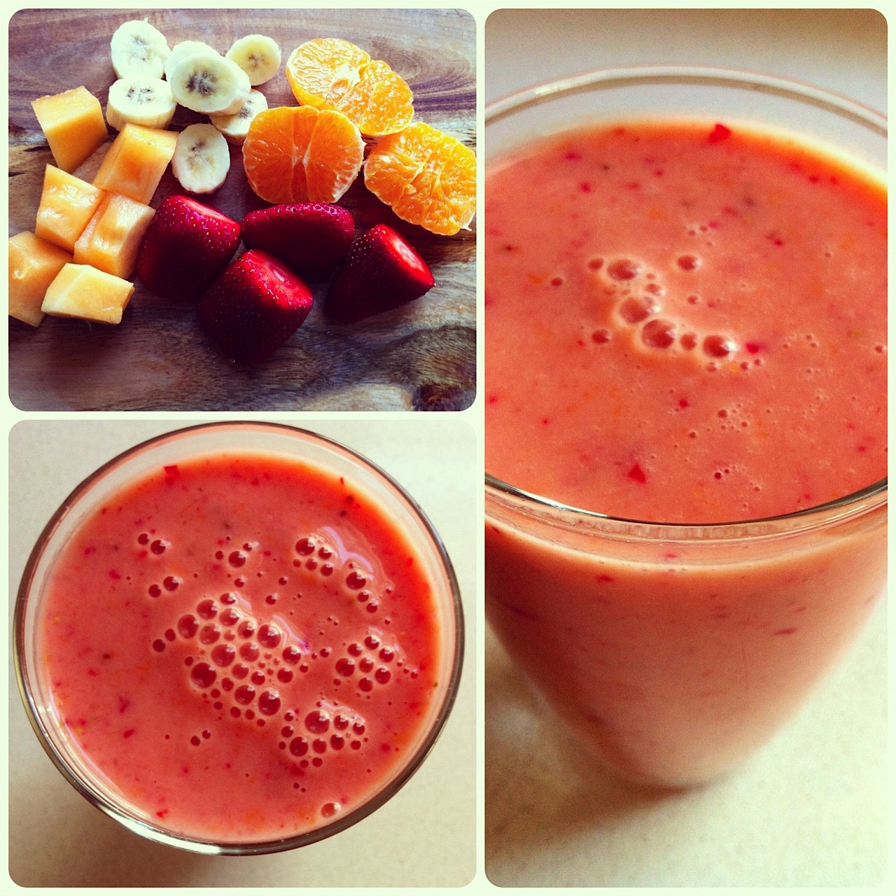 Miss Foodie's breakfast smoothie. Miss Foodie's breakfast smoothie.