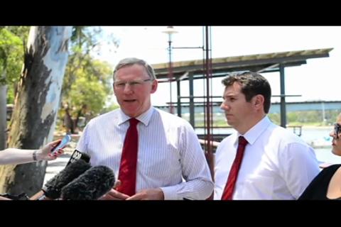 Jeff Seeney in Rockhampton Jeff Seeney in Rockhampton
