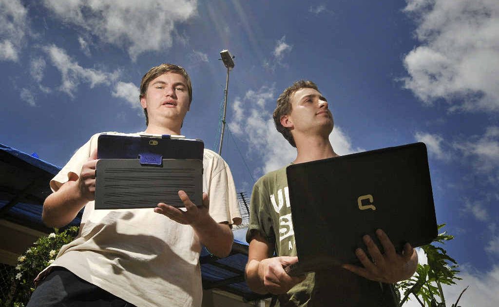 READY TO ROLL: Goonellabah storm chasers Antonio Parancin and Dylan Bingham are hoping for a busy weekend. READY TO ROLL: Goonellabah storm chasers Antonio Parancin and Dylan Bingham are hoping for a busy weekend.