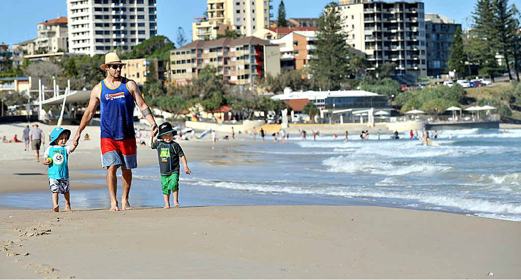 Though Kings Beach in Caloundra was one of many of ours not to rate in the new 101 best beaches of the world list, this family did not seem to mind. Though Kings Beach in Caloundra was one of many of ours not to rate in the new 101 best beaches of the world list, this family did not seem to mind.