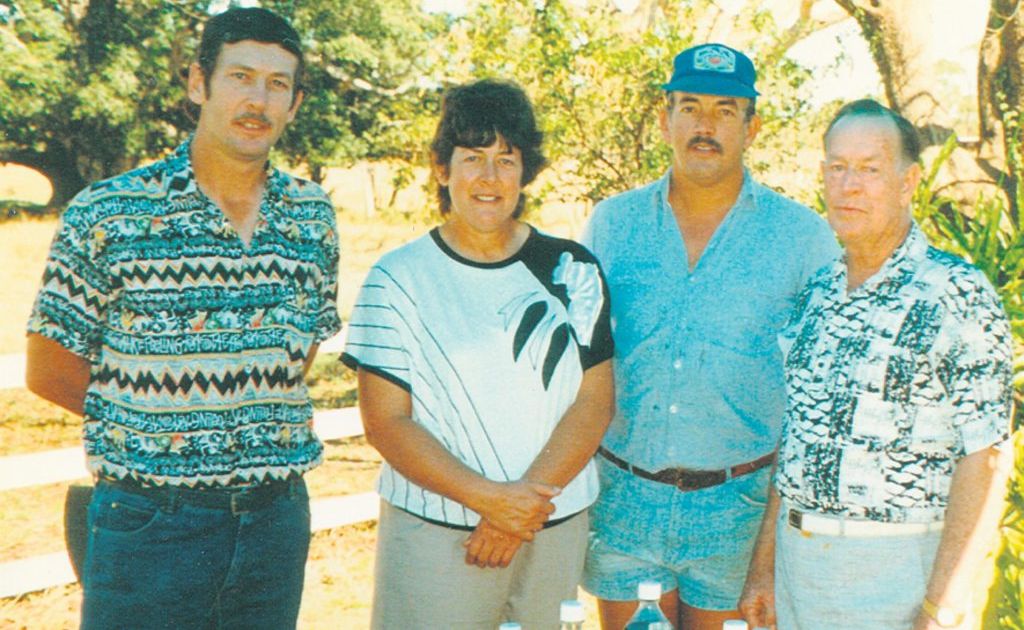 Neil Golding with his sister Sandra, brother Russell and dad Cyril. Neil Golding with his sister Sandra, brother Russell and dad Cyril.