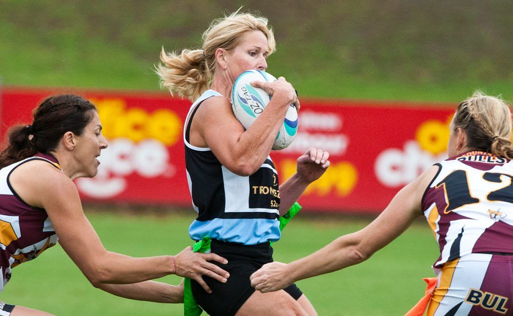 Australian Oztag Championships at BCU Stadium, ladies: Country Bulls vs Cronulla. Photo: Rob Wright / The Coffs Coast Advocate Australian Oztag Championships at BCU Stadium, ladies: Country Bulls vs Cronulla. Photo: Rob Wright / The Coffs Coast Advocate