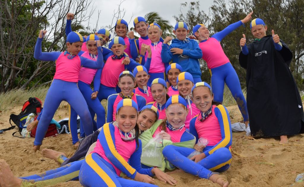 Under-11s from Tannum Sands SLSC at a three-point Junior Surf Life Saving carnival at Tannum Sands main beach on November 11, 2012. Under-11s from Tannum Sands SLSC at a three-point Junior Surf Life Saving carnival at Tannum Sands main beach on November 11, 2012.