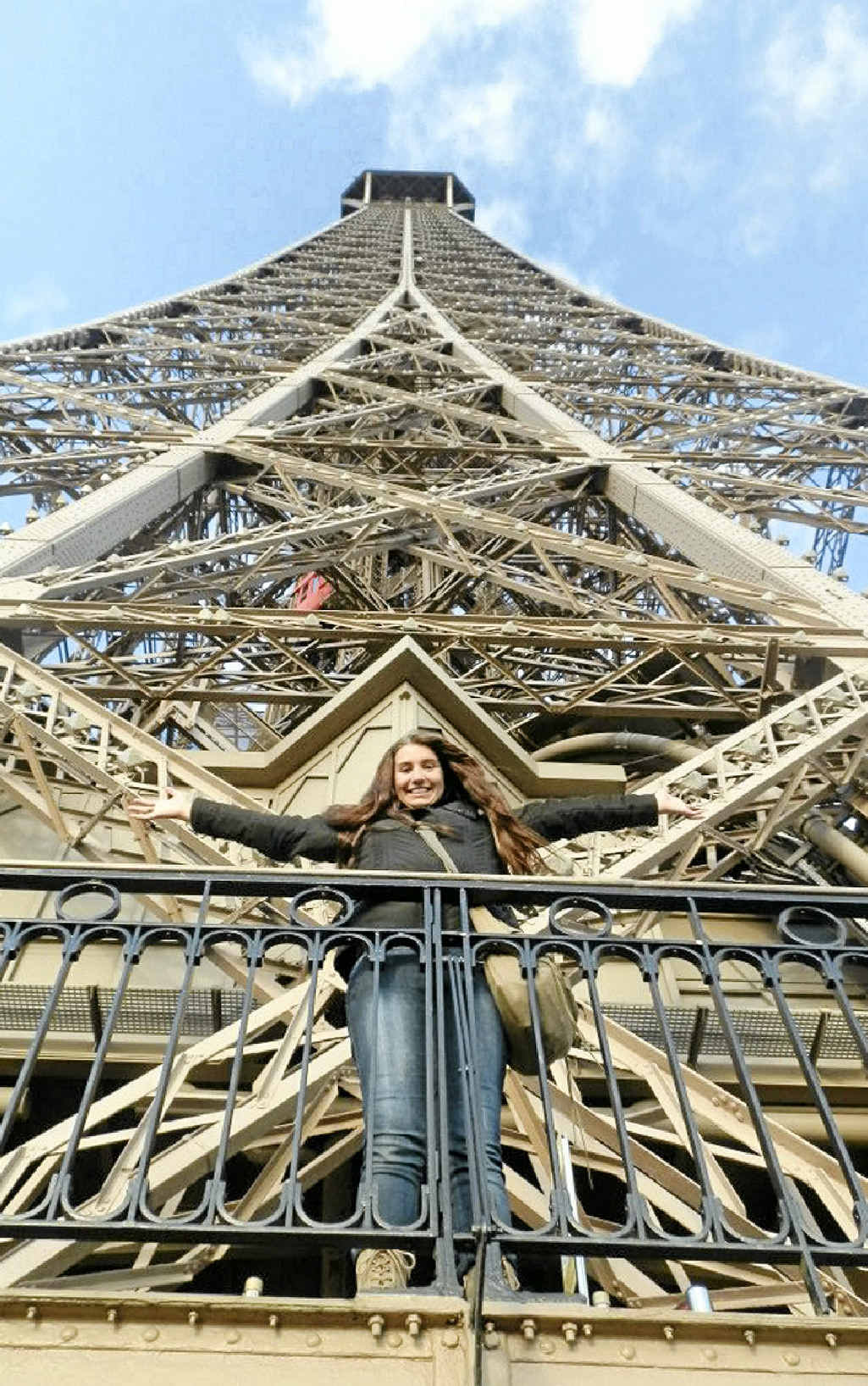 The intrepid traveller checks out the Eiffel Tower. The intrepid traveller checks out the Eiffel Tower.