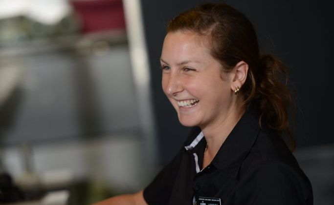 Renovations are complete at The Coffee Club, Nightowl Centre, Gladstone. Hannah Presswood is happy to be working. Renovations are complete at The Coffee Club, Nightowl Centre, Gladstone. Hannah Presswood is happy to be working.