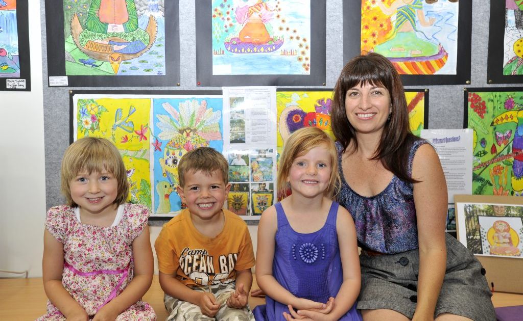 From left, Grace Gallagher, Jett Fox Beck, Zoe Pietzsch and Katie Brown, at the Lennox Library Photo Mireille Merlet-Shaw / The Northern Star From left, Grace Gallagher, Jett Fox Beck, Zoe Pietzsch and Katie Brown, at the Lennox Library Photo Mireille Merlet-Shaw / The Northern Star