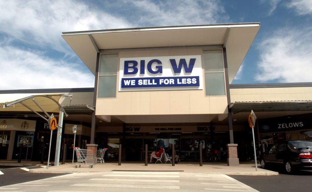 Big W exterior at Ballina Central. Big W exterior at Ballina Central.