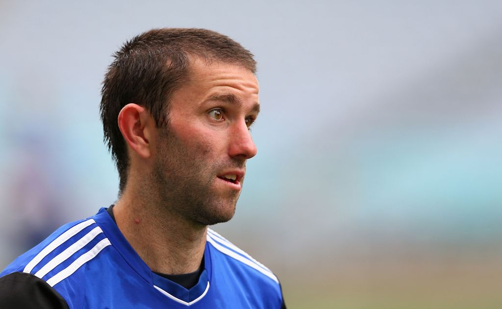 Terry McFlynn of Sydney FC looks on during a Sydney FC A-League training session at ANZ Stadium. Terry McFlynn of Sydney FC looks on during a Sydney FC A-League training session at ANZ Stadium.