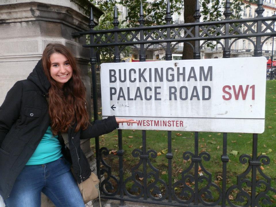Jessie Gretener in London enjoying the dream of a lifetime. Jessie Gretener in London enjoying the dream of a lifetime.