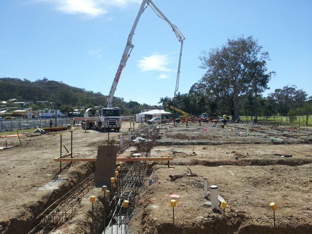 Work gets underway at the Gladstone GP Super Clinic site. Work gets underway at the Gladstone GP Super Clinic site.